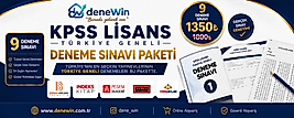 KPSS  Lisans Deneme Paketi